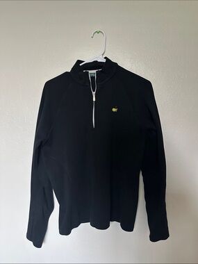 Masters golf Black Quarter-Zip Sweater